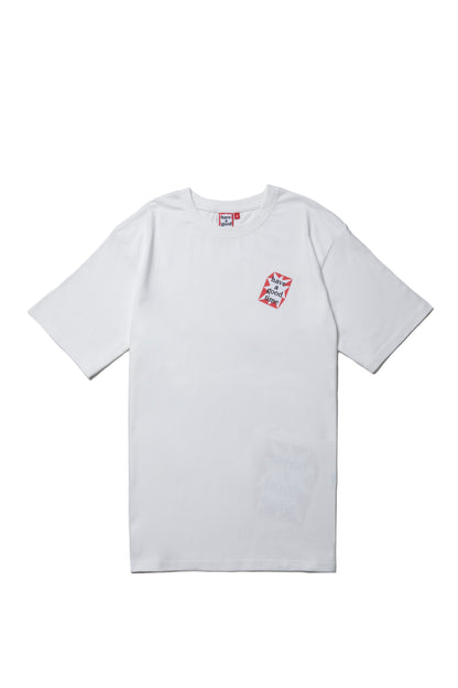 ATTENTION FRAME S/S TEE WHITE