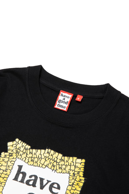 WANTO FRAME S/S TEE BLACK