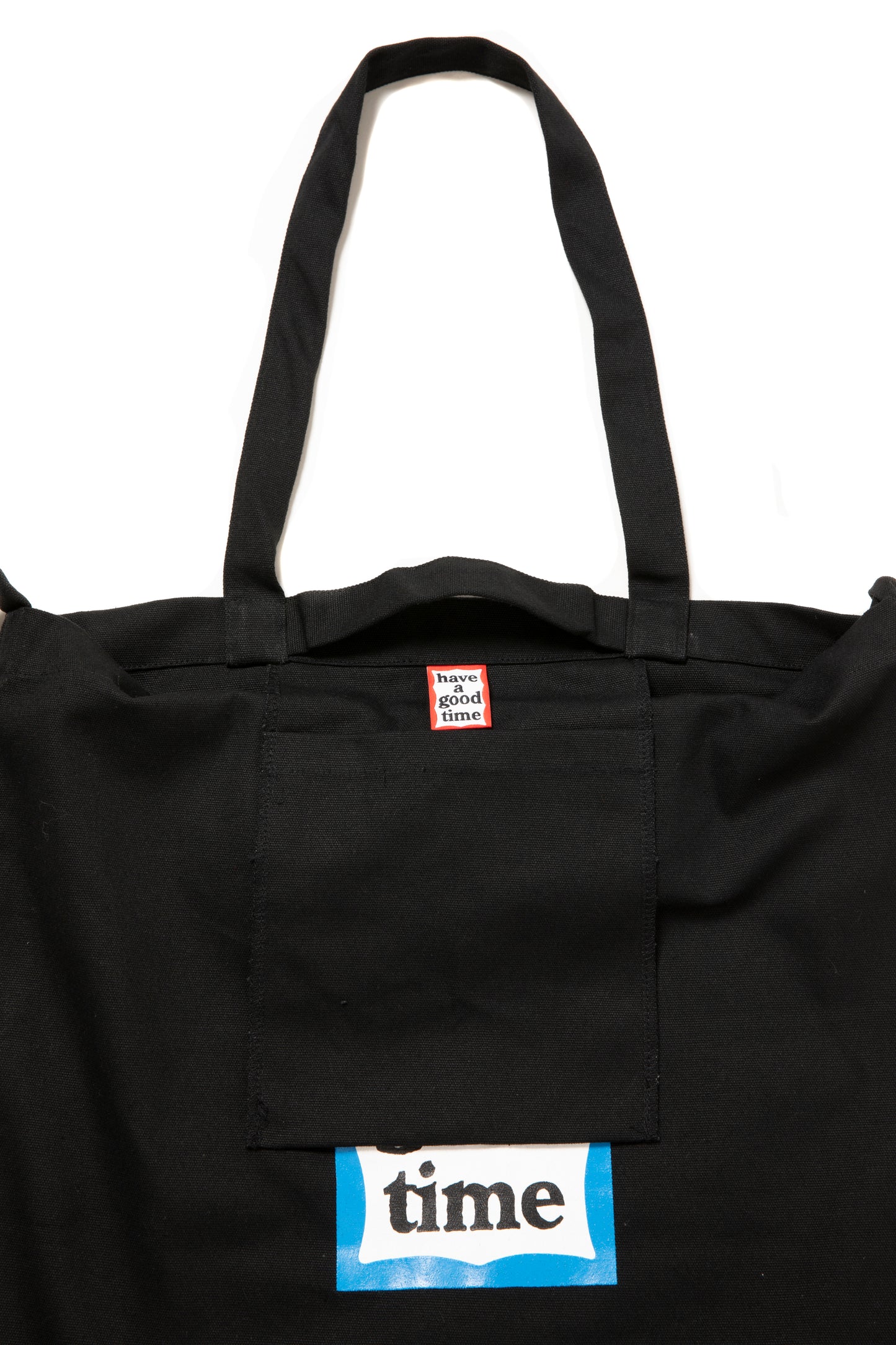 BLUE FRAME CANVAS 3WAY TOTE BLACK