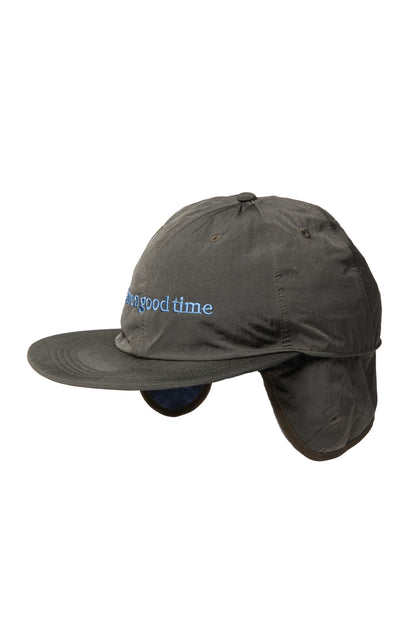 SIDE LOGO EMB EAR CUFF CAP OLIVE