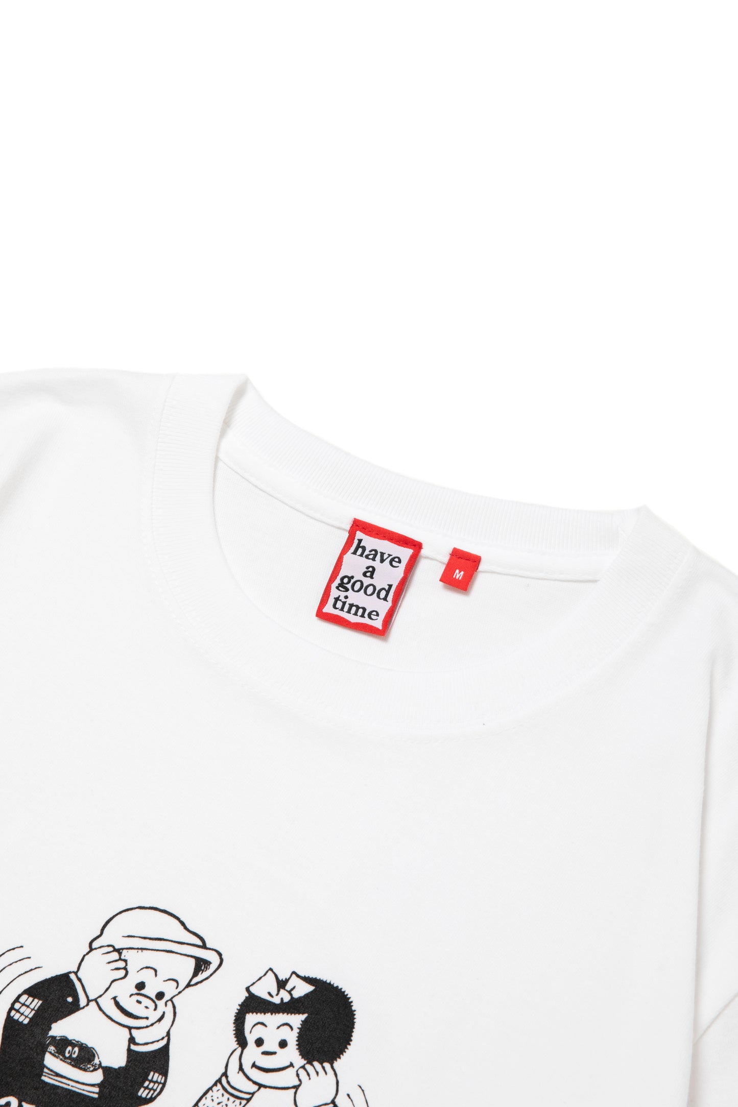 HIDDEN SIDE LOGO S/S TEE WHITE