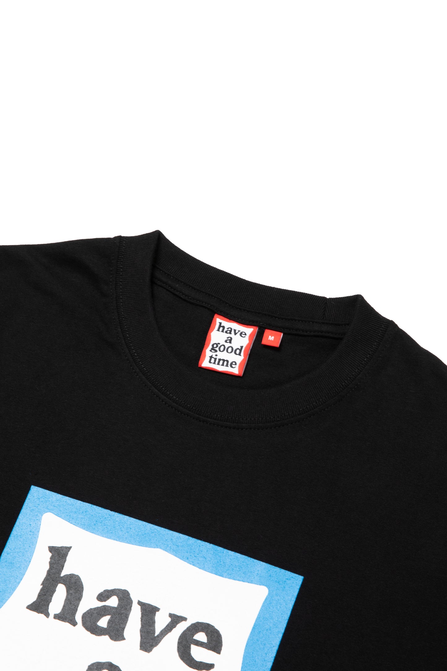 BLUE FRAME L/S TEE BLACK