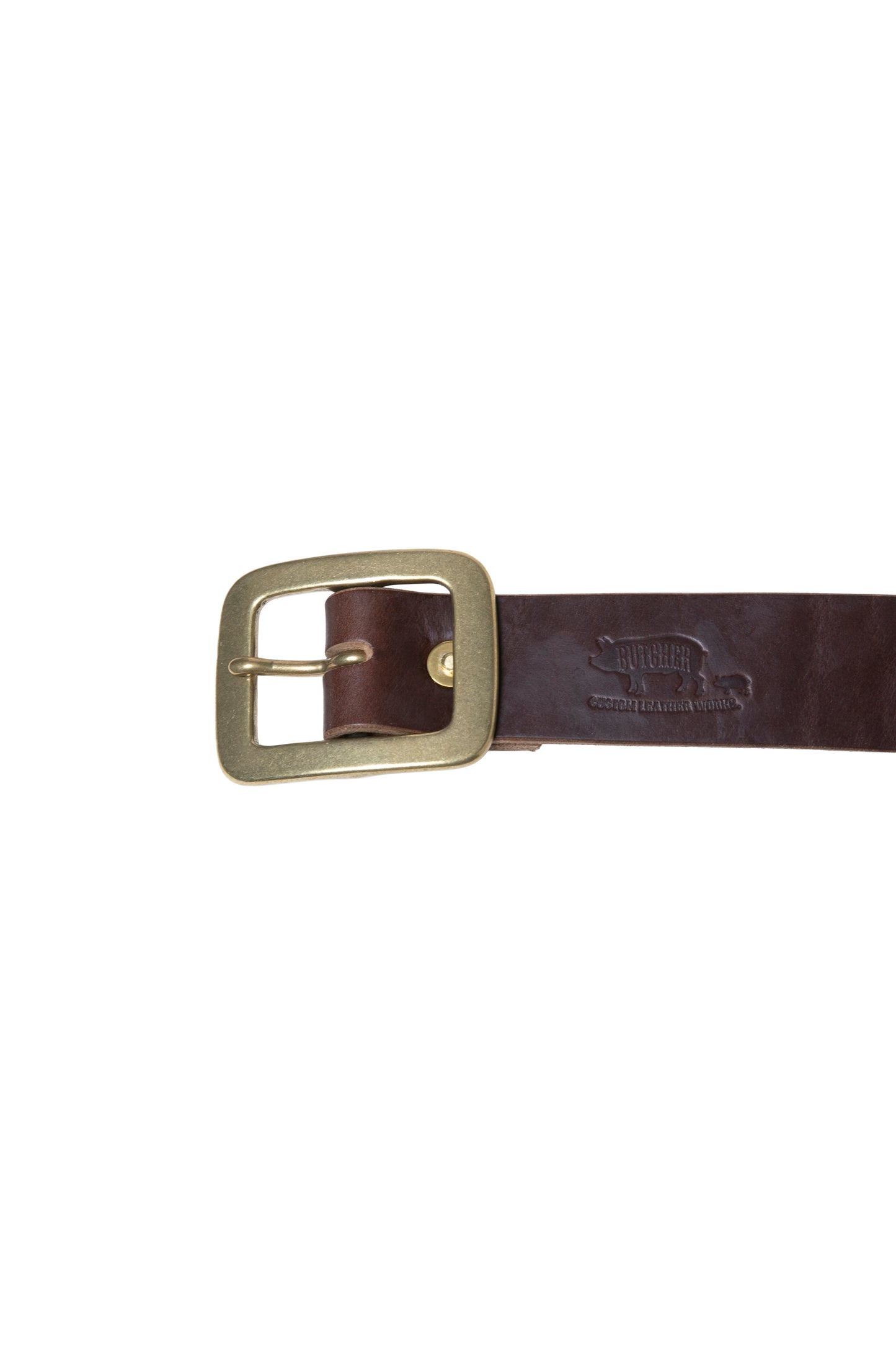BUTCHER x have a good time BELT BROWN GOLD