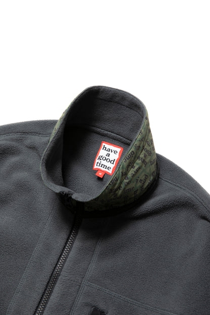 MILITARY FRAME AAP FLEECE JACKET CHARCOAL GRAY