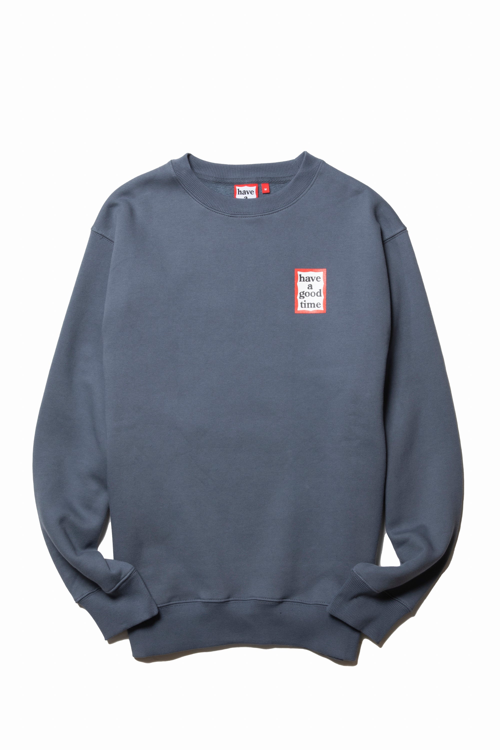 【HAVE A GOOD TIME 】HAGT Fleece Pullover Crew MINI FRAME CREWNECK FL DIMGRAY – have a good time