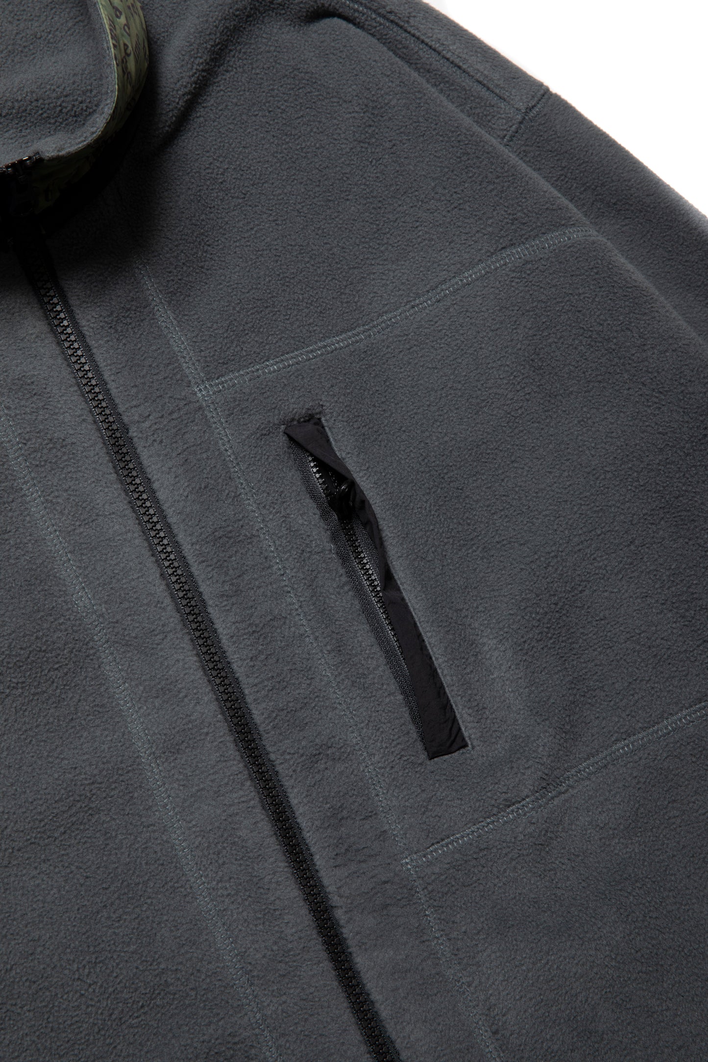 MILITARY FRAME AAP FLEECE JACKET CHARCOAL GRAY