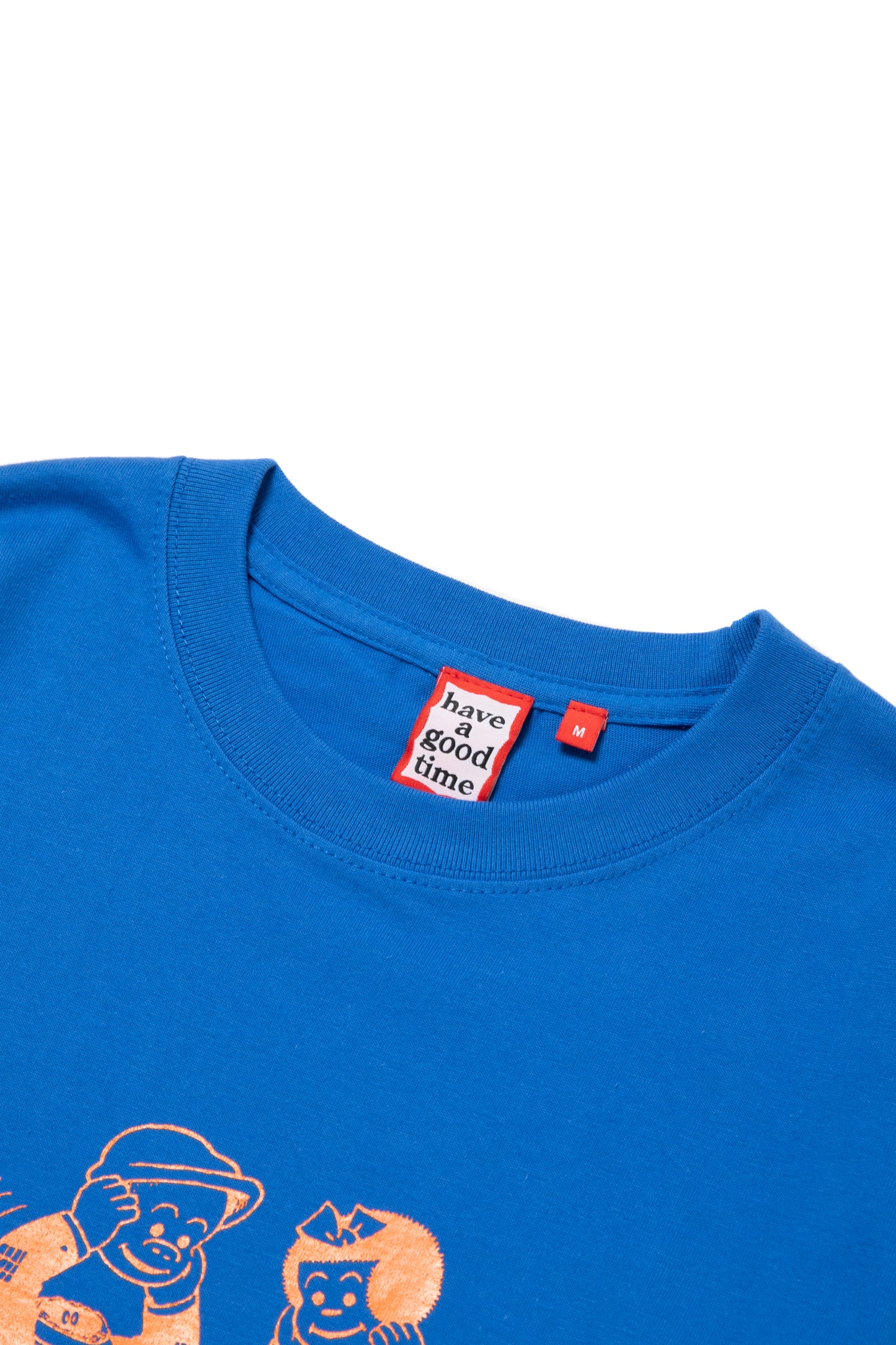 HIDDEN SIDE LOGO S/S TEE DEEP BLUE