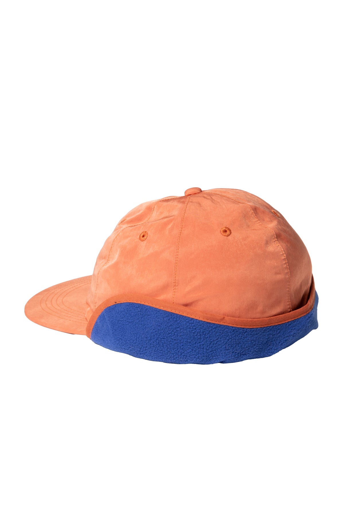 SIDE LOGO EMB EAR CUFF CAP ORANGE