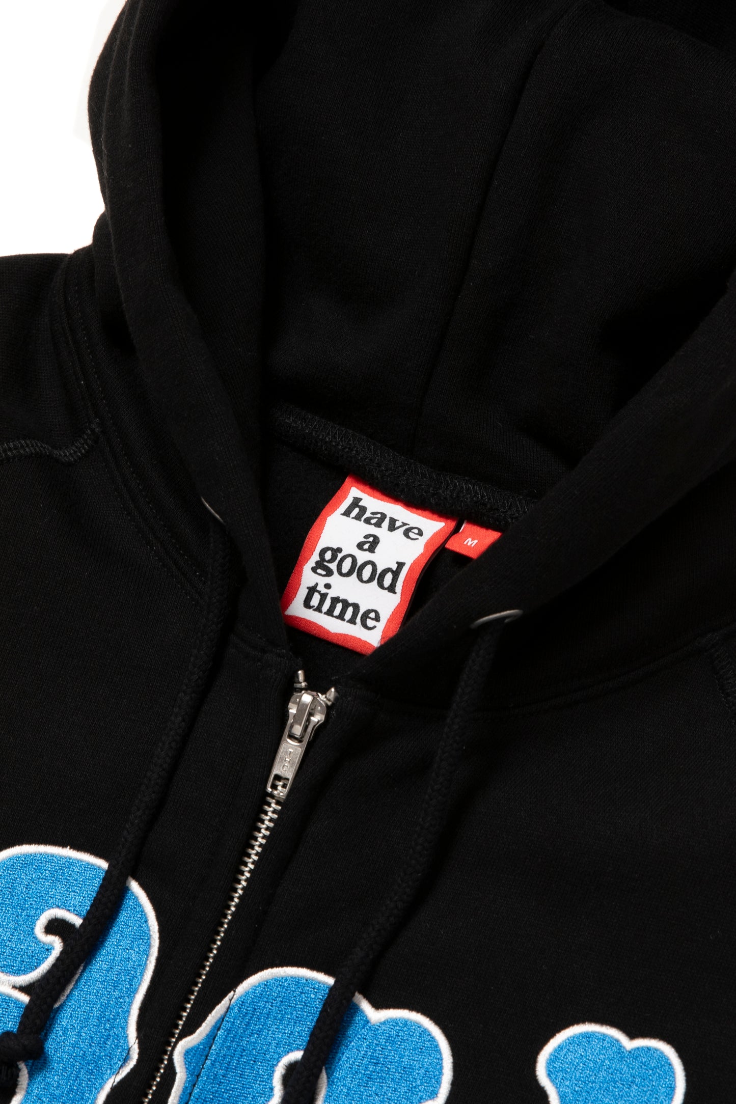 hagt x HOMERUN ZIP UP HOODIE FL BLACK