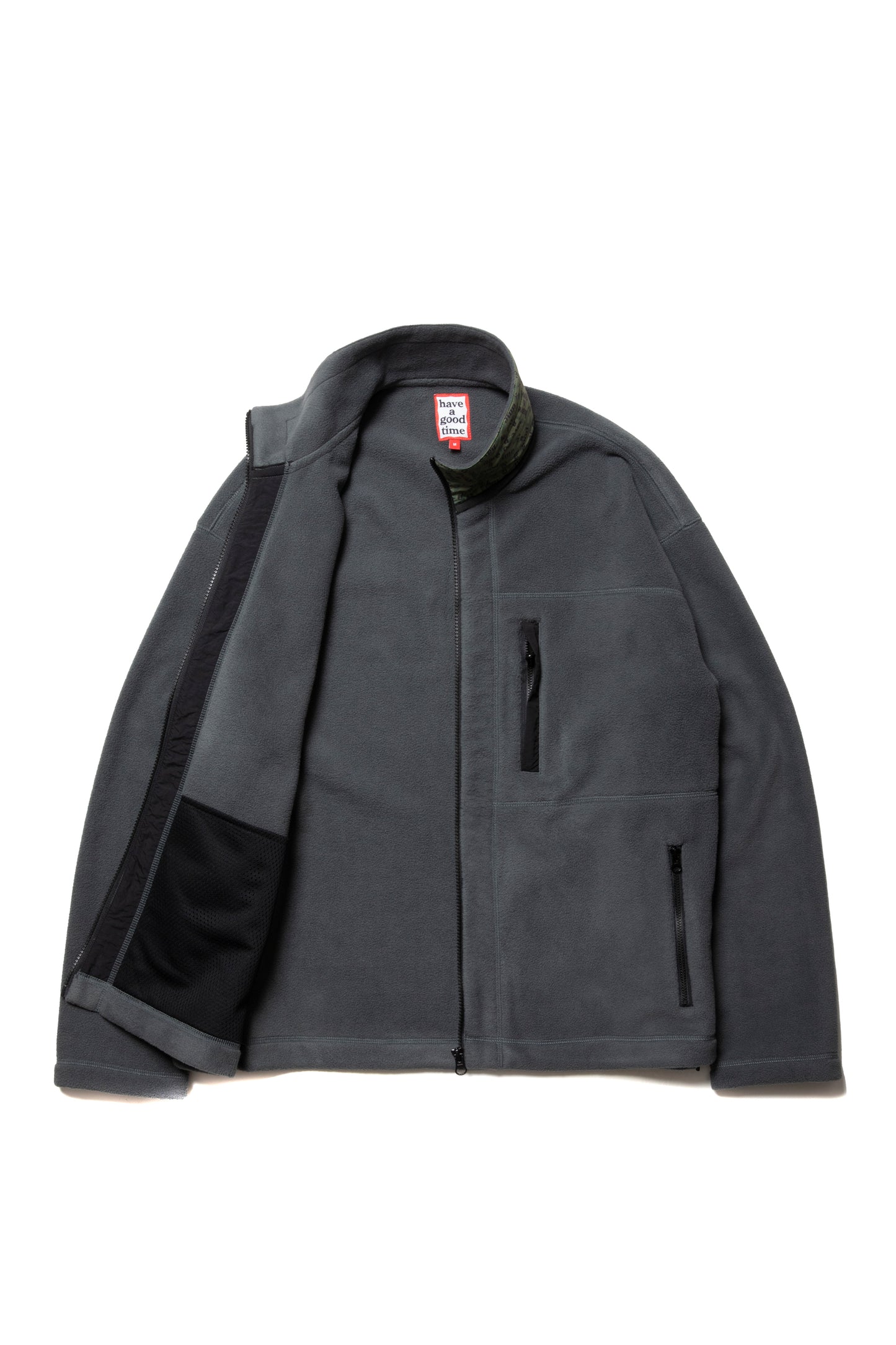 MILITARY FRAME AAP FLEECE JACKET CHARCOAL GRAY