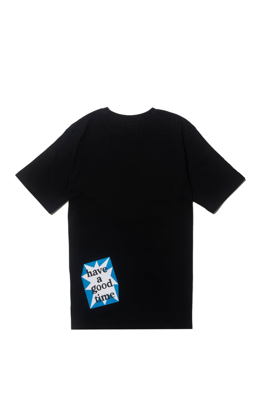 ATTENTION FRAME S/S TEE BLACK