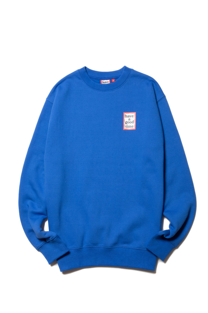 MINI FRAME CREWNECK FL TRUE BLUE – have a good time