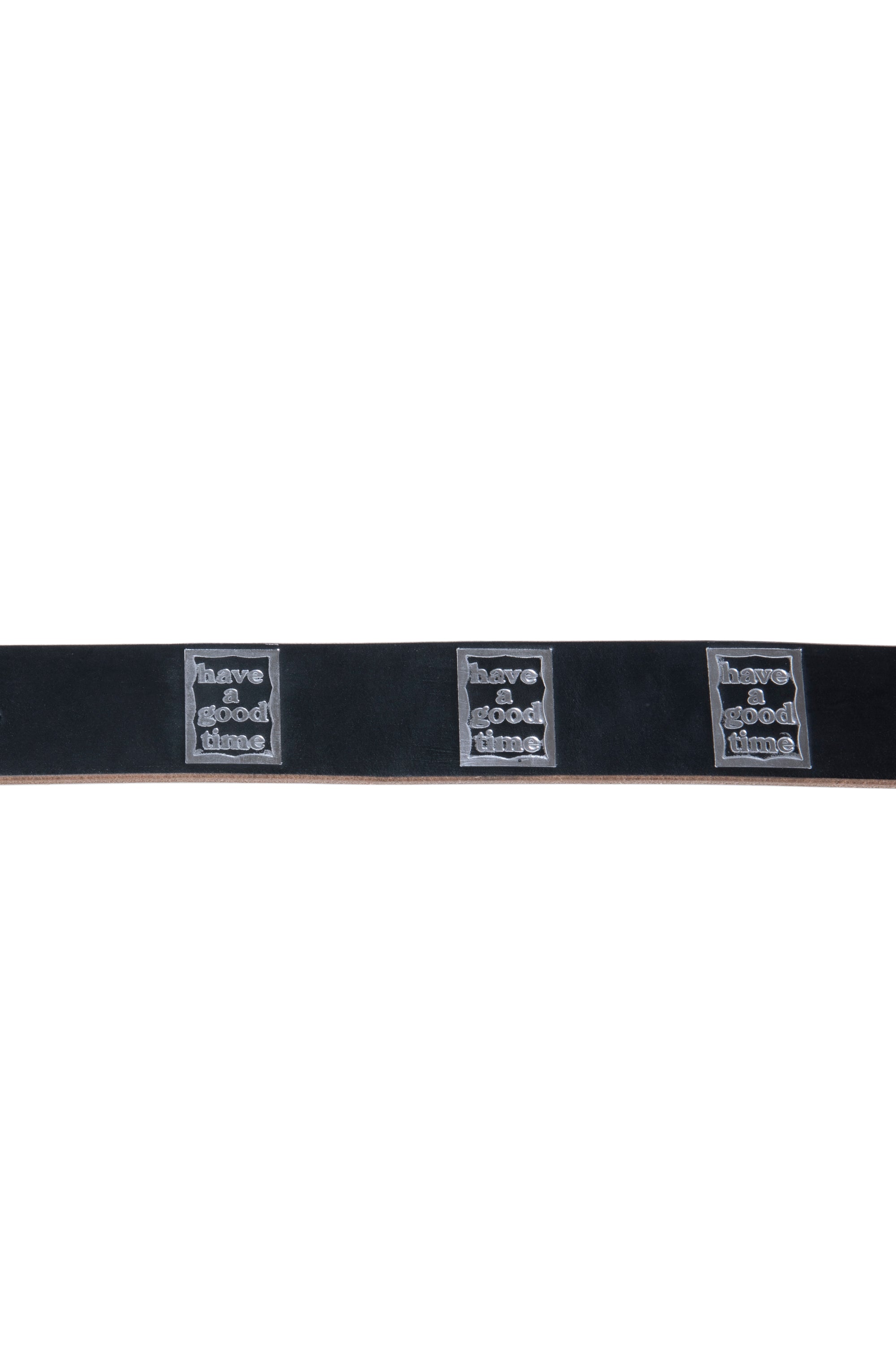 BUTCHER x have a good time BELT BLACK SILVER