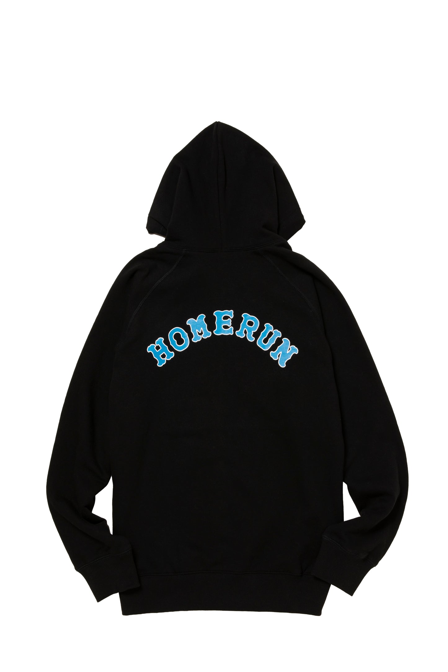 hagt x HOMERUN ZIP UP HOODIE FL BLACK