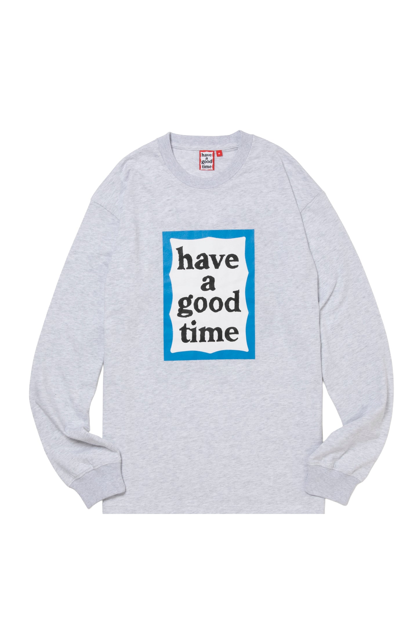 BLUE FRAME L/S TEE ASH GRAY