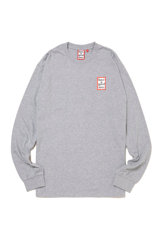 MINI FRAME L/S TEE HEATHER GRAY
