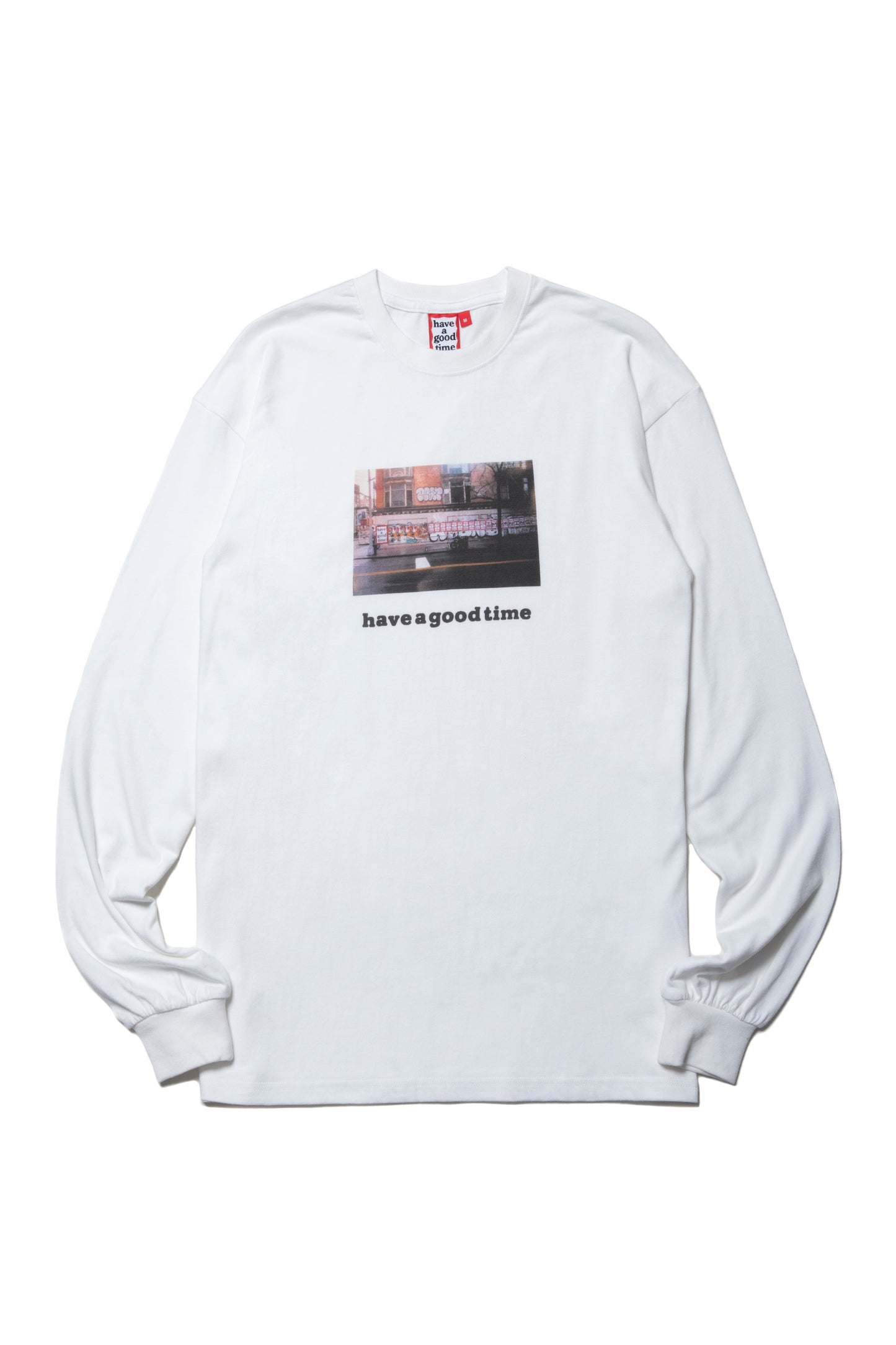 WHEATPASTE PHOTO L/S TEE WHITE
