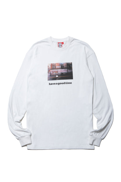 WHEATPASTE PHOTO L/S TEE WHITE