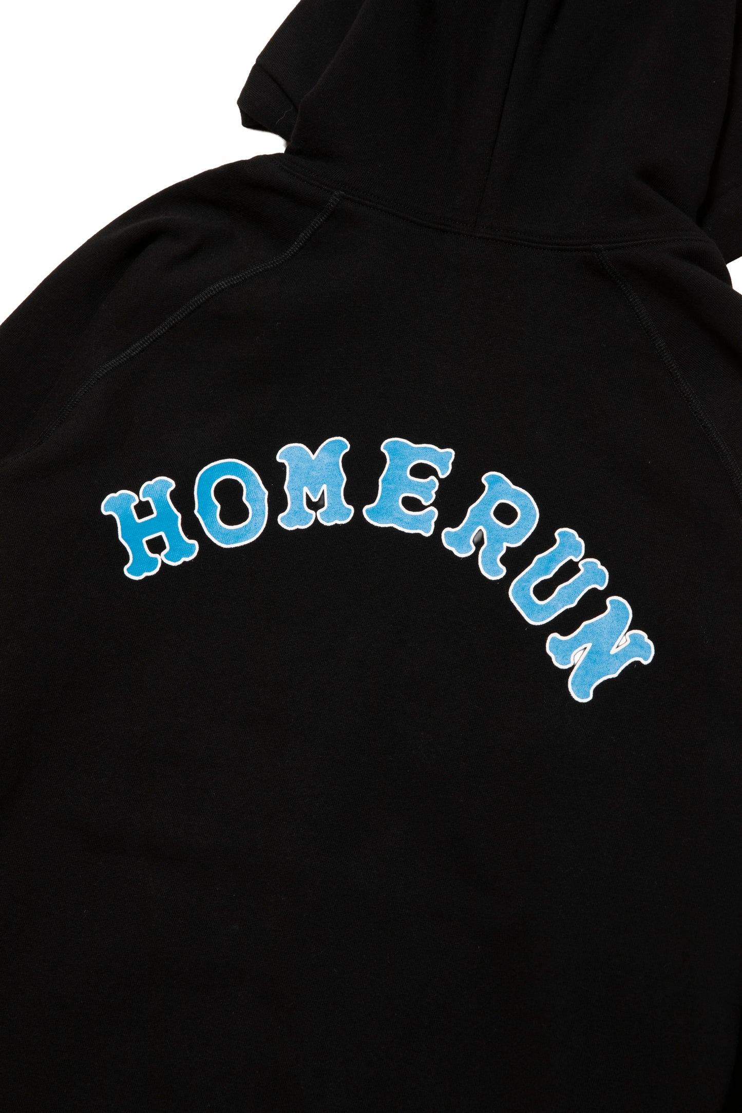hagt x HOMERUN ZIP UP HOODIE FL BLACK