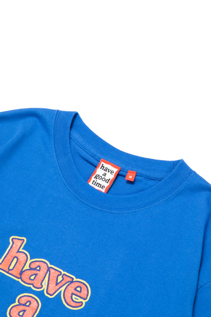 3 COLORS LOGO S/S TEE DEEP BLUE