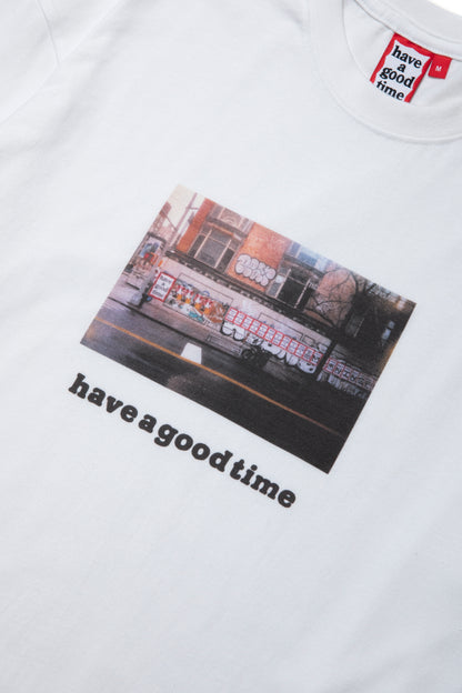 WHEATPASTE PHOTO L/S TEE WHITE