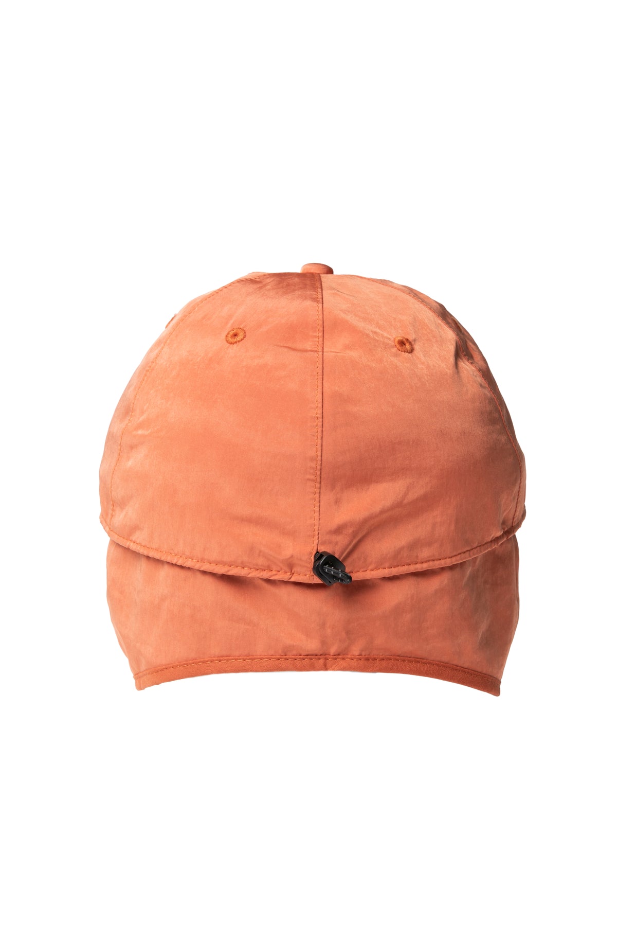 SIDE LOGO EMB EAR CUFF CAP ORANGE