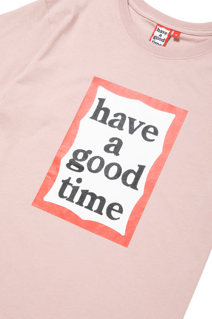 FRAME S/S TEE ASH PINK