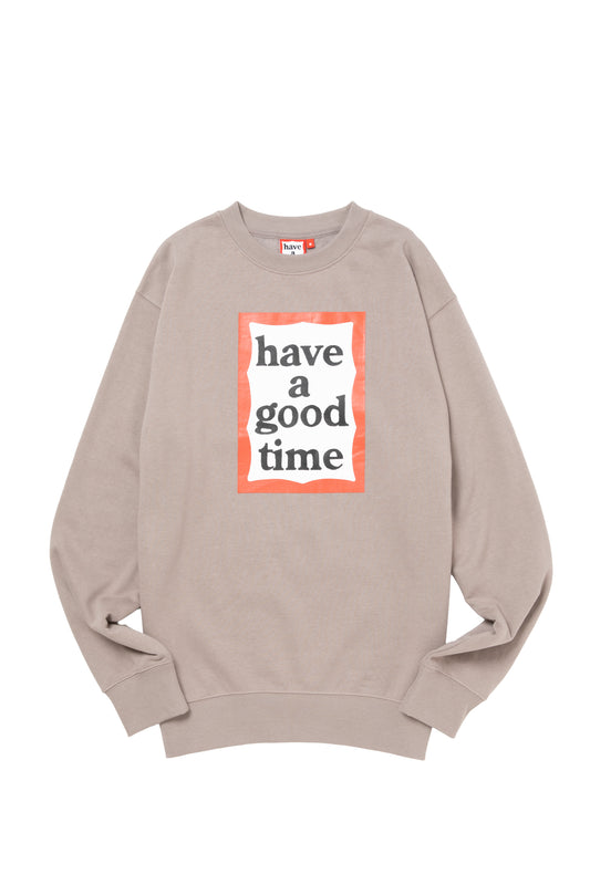 FRAME CREWNECK FL GREIGE