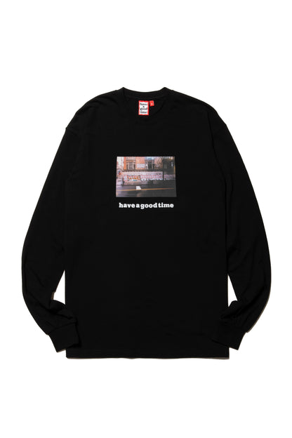 WHEATPASTE PHOTO L/S TEE BLACK