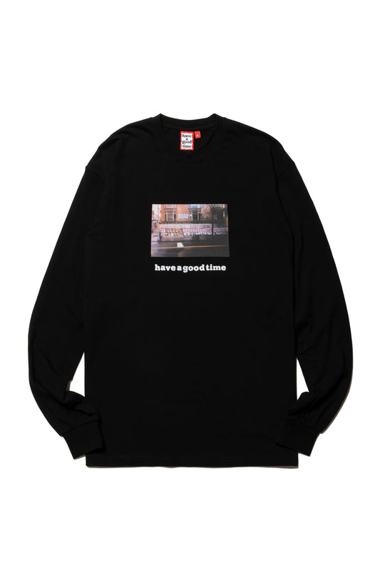 WHEATPASTE PHOTO L/S TEE BLACK