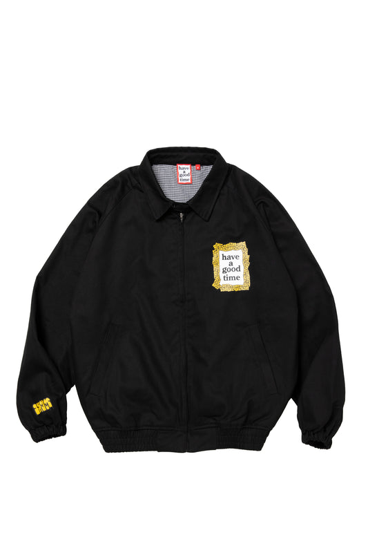 WANTO FRAME SWING TOP JACKET BLACK
