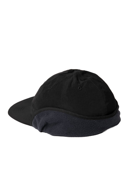 SIDE LOGO EMB EAR CUFF CAP BLACK