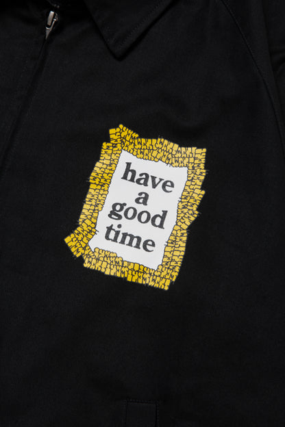 WANTO FRAME SWING TOP JACKET BLACK