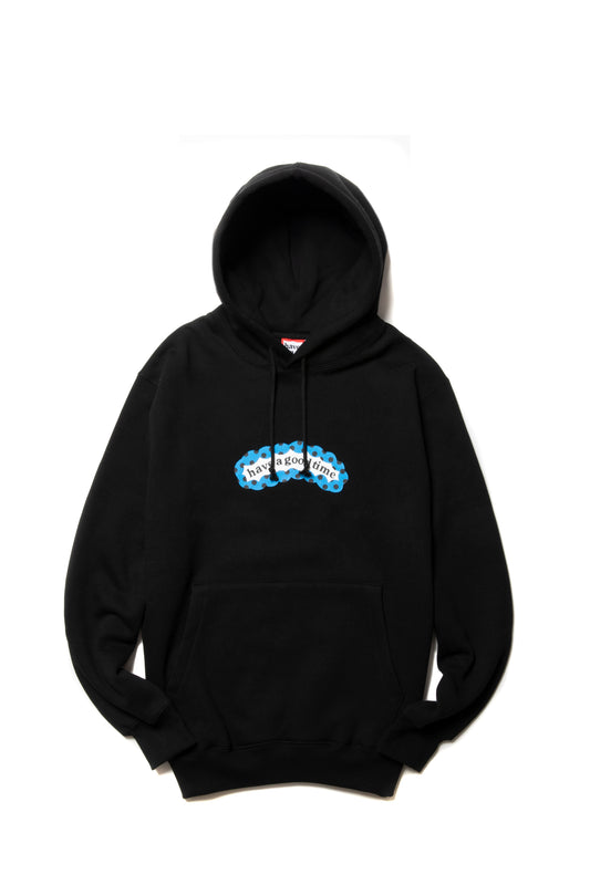 LADYBUG FRAME PULLOVER FL BLACK