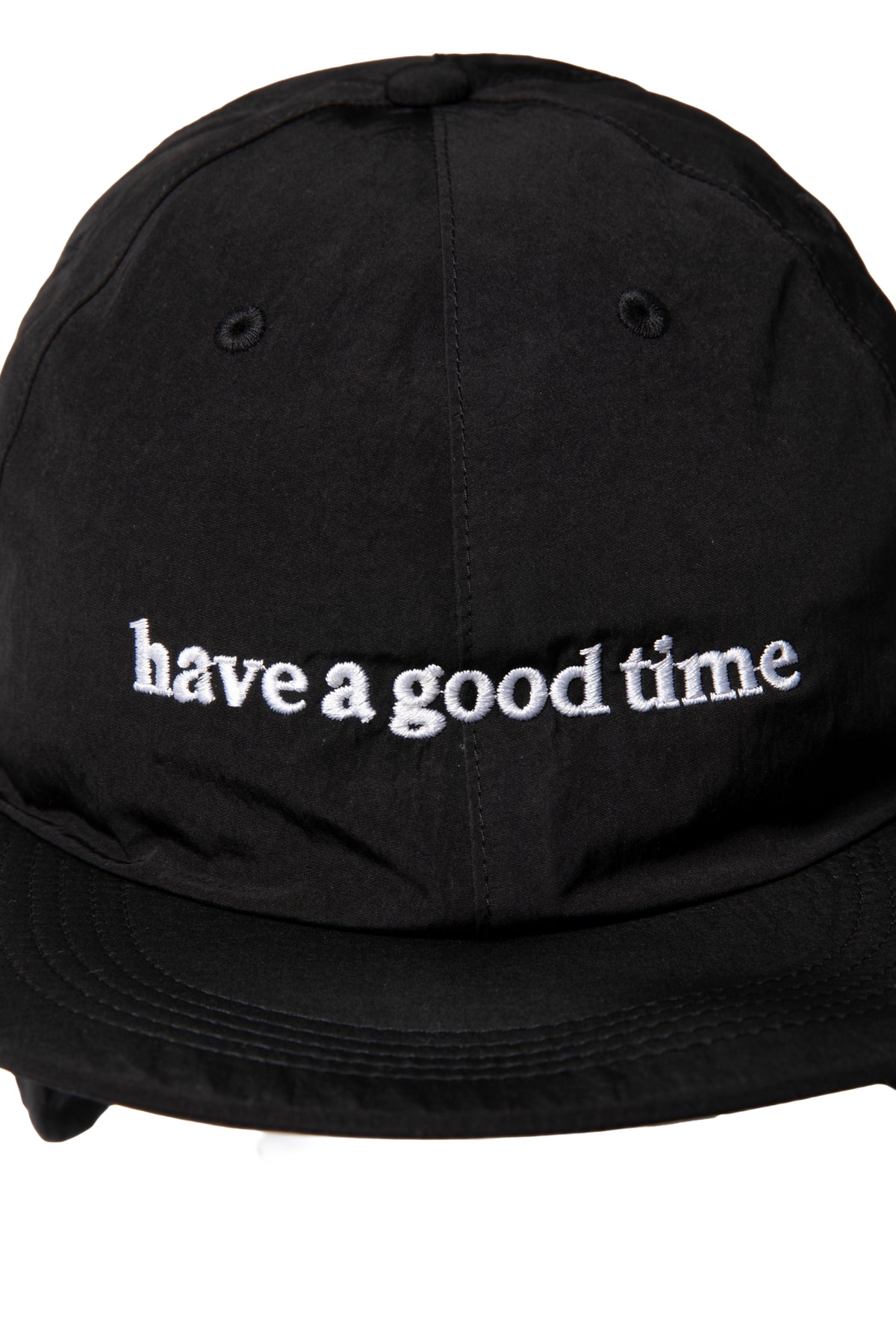 SIDE LOGO EMB EAR CUFF CAP BLACK