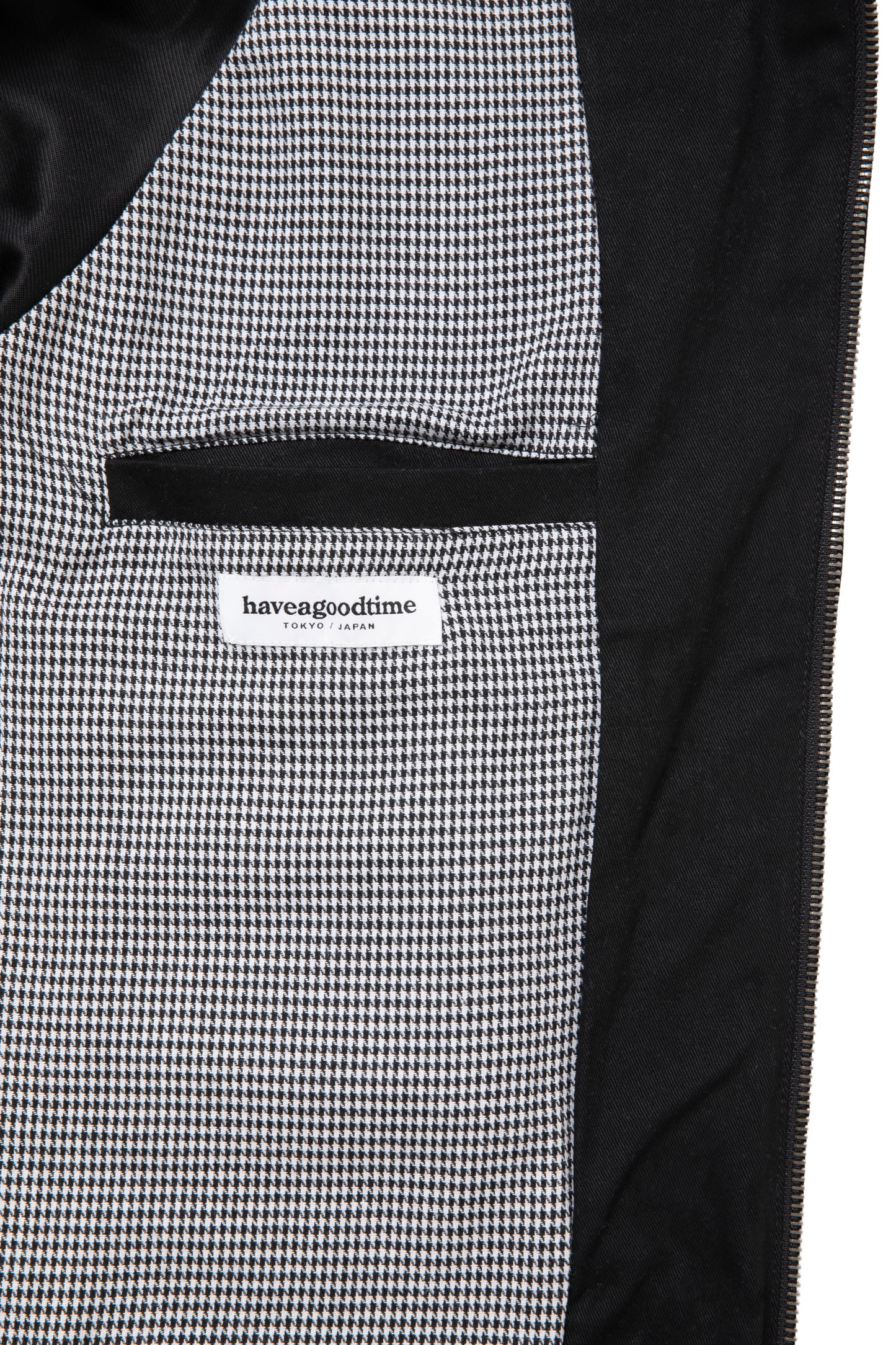 WANTO FRAME SWING TOP JACKET BLACK