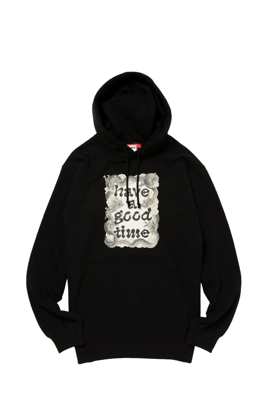DRAGON FRAME PULLOVER HOODIE FL BLACK