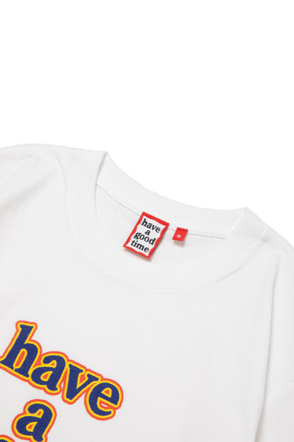 3 COLORS LOGO S/S TEE WHITE