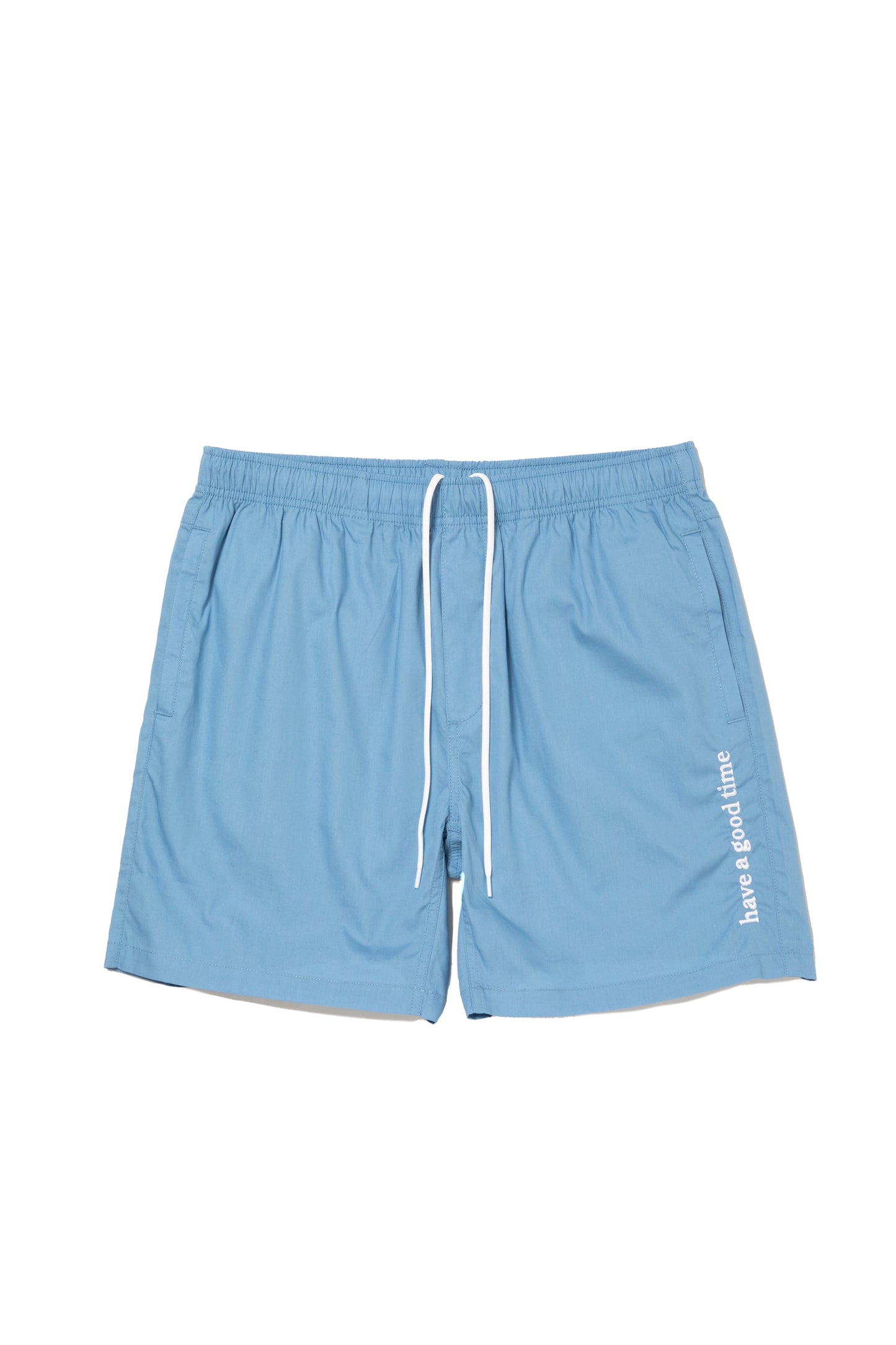 SIDE LOGO EMB EASY SHORTS WATER BLUE