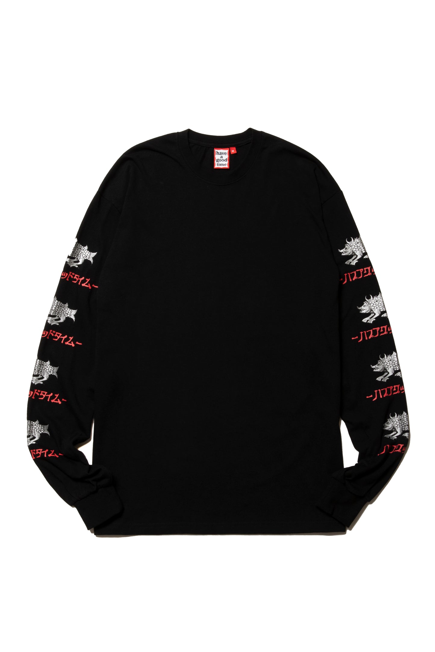ARM MONSTER LOGO L/S TEE BLACK