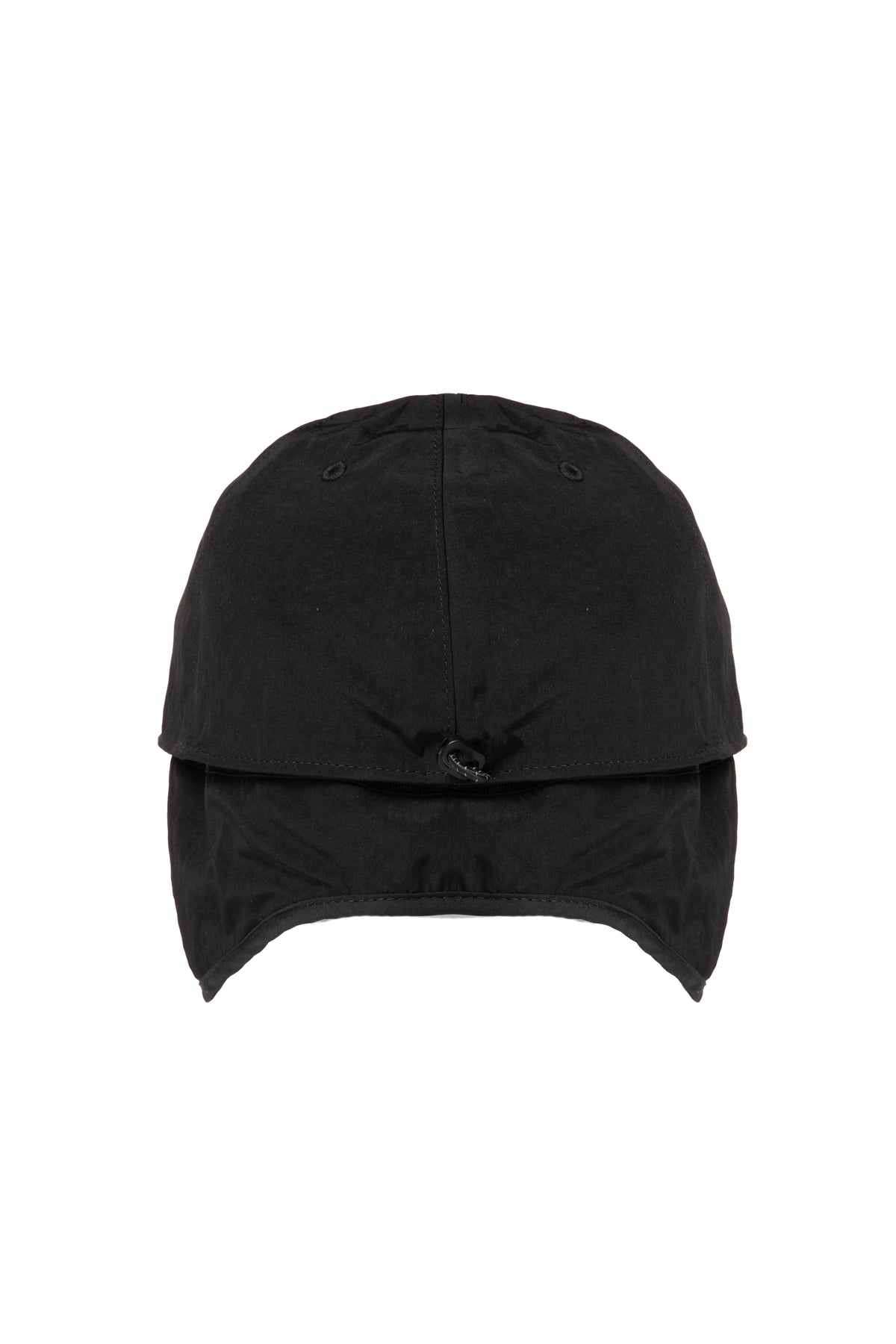 SIDE LOGO EMB EAR CUFF CAP BLACK