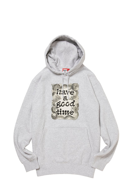 DRAGON FRAME PULLOVER HOODIE FL ASH GRAY