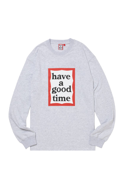 FRAME L/S TEE ASH GRAY