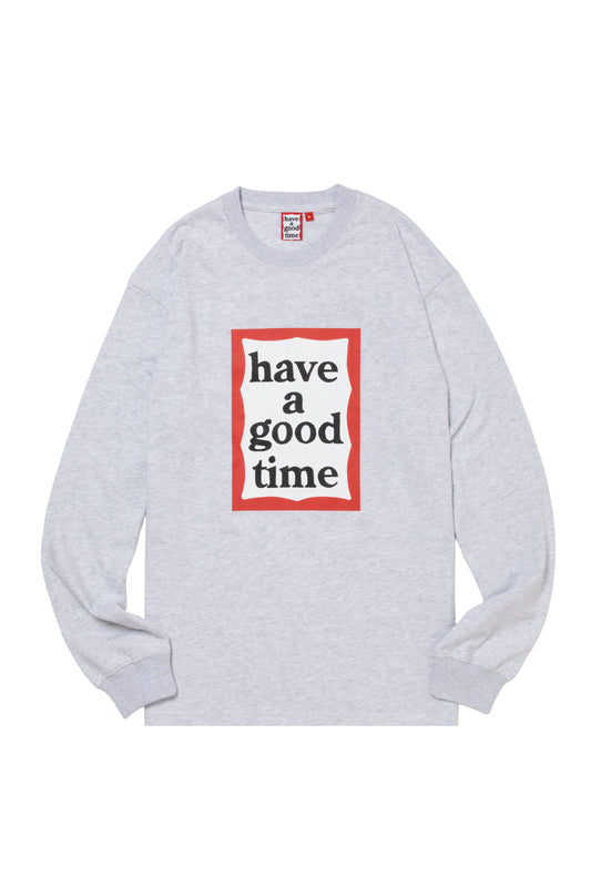 FRAME L/S TEE ASH GRAY
