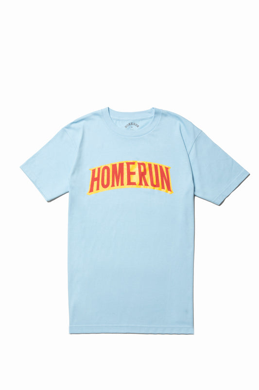 HOMERUN ENERGY S/S TEE LIGHT BLUE