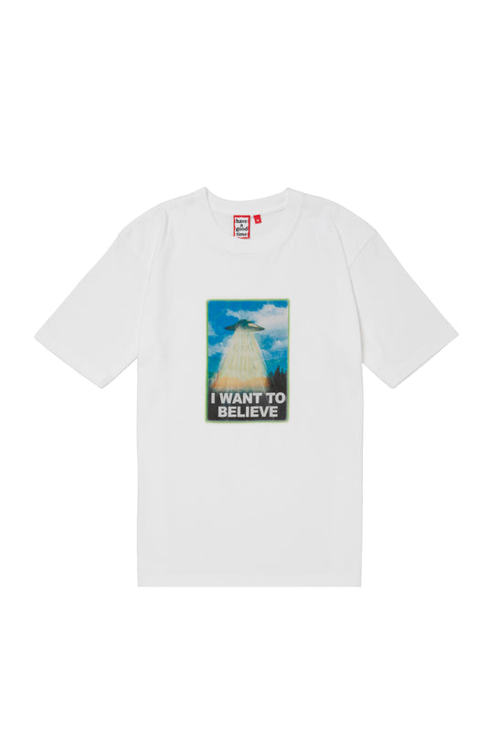 I WANT TO BELIEVE S/S TEE WHITE