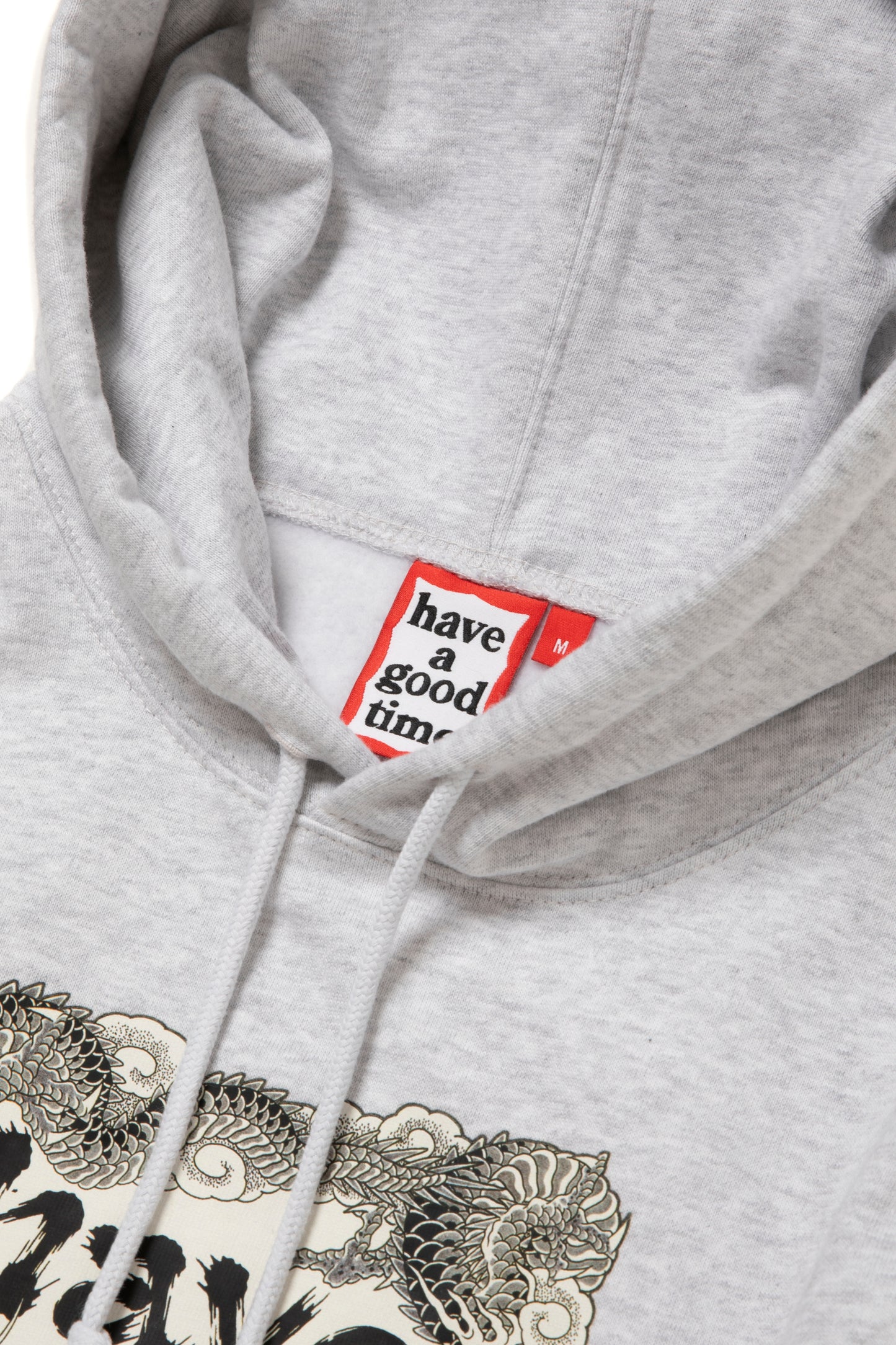 DRAGON FRAME PULLOVER HOODIE FL ASH GRAY