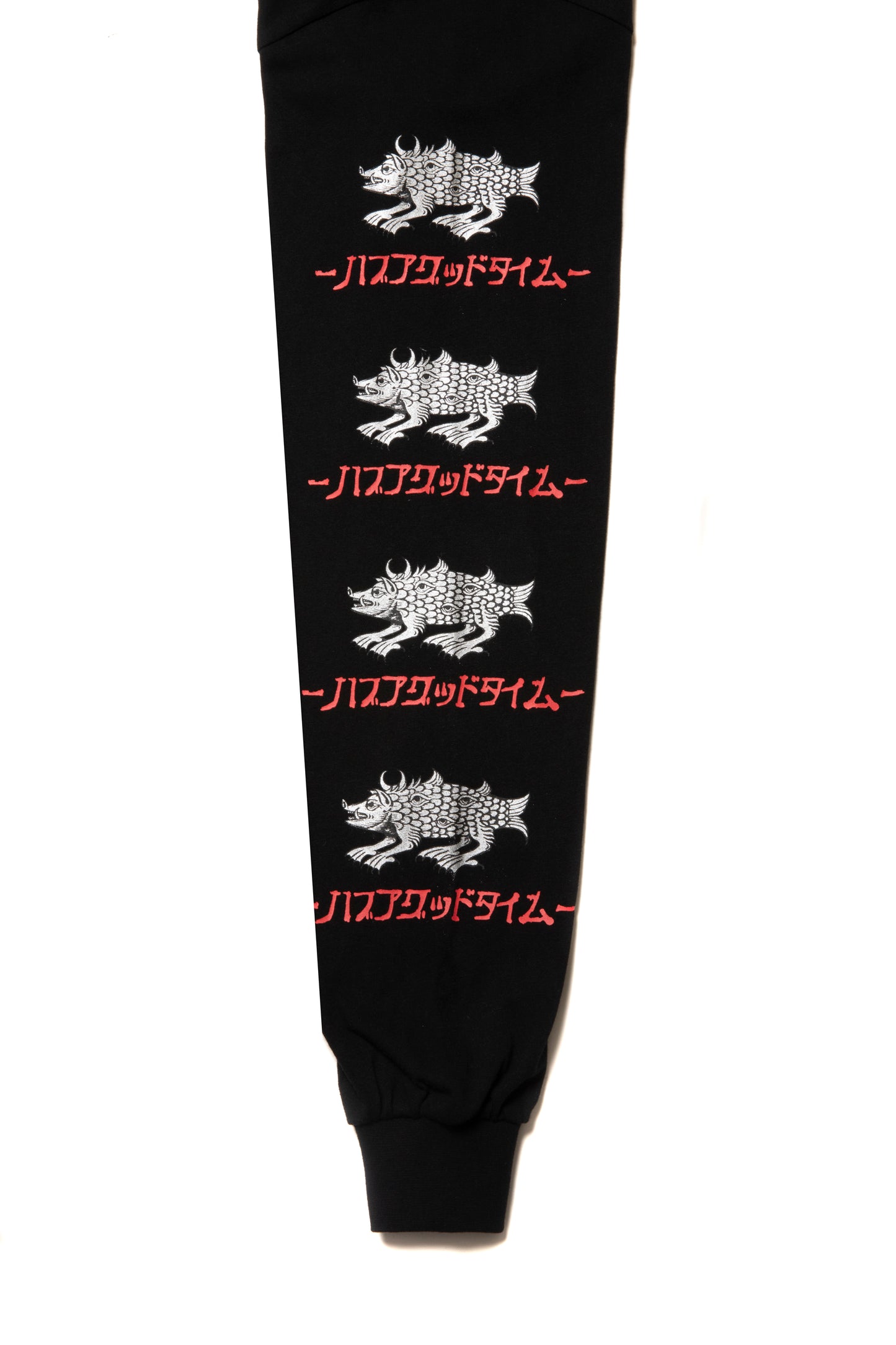 ARM MONSTER LOGO L/S TEE BLACK