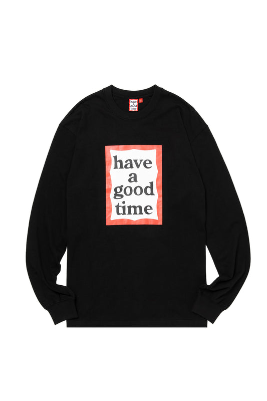 FRAME L/S TEE BLACK