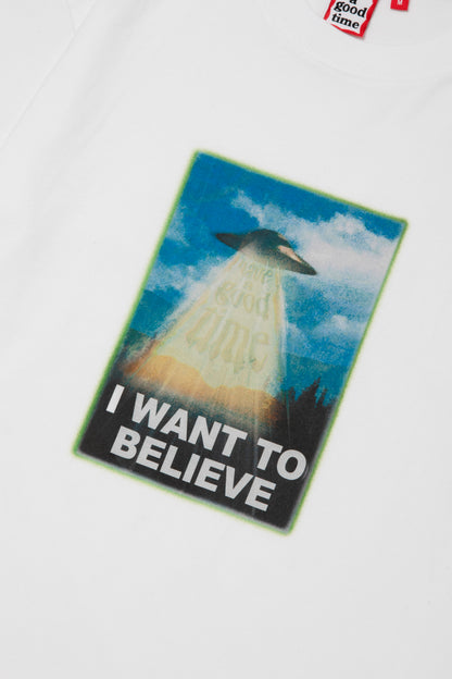 I WANT TO BELIEVE S/S TEE WHITE